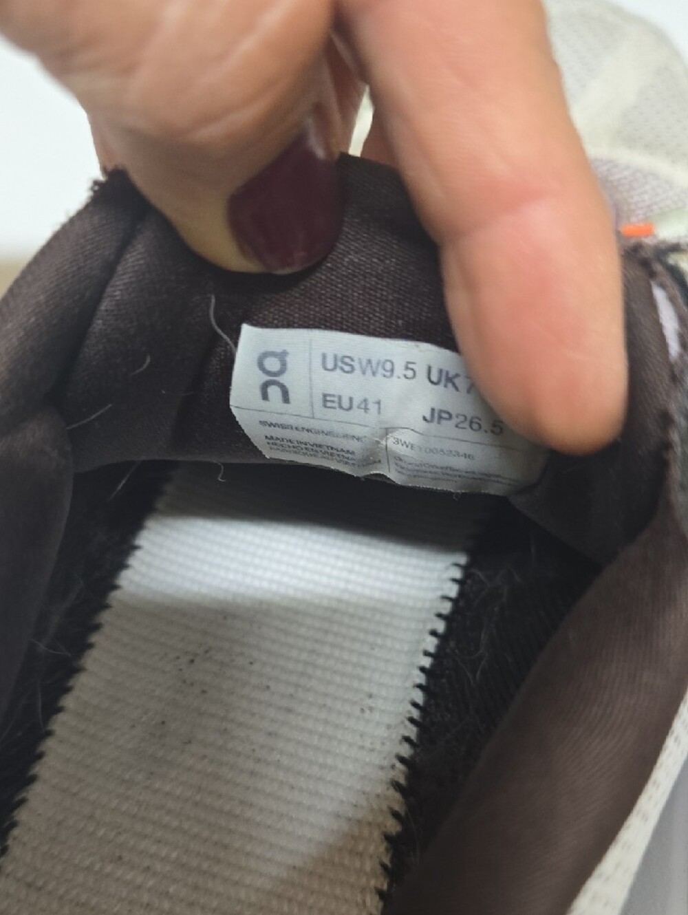 On Running Cloudtilt White and Brown Women's Running Shoe - Picture 7 of 8